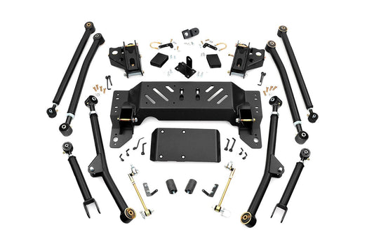 Long Arm Upgrade Kit 4 Inch Lift Jeep Grand Cherokee ZJ 4WD (1993-1998) Rough Country