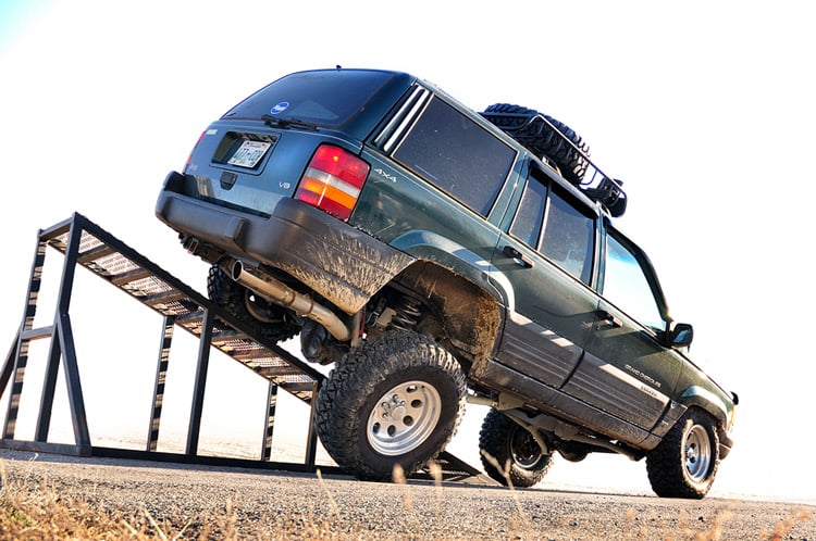 Long Arm Upgrade Kit 4 Inch Lift Jeep Grand Cherokee ZJ 4WD (1993-1998) Rough Country-2