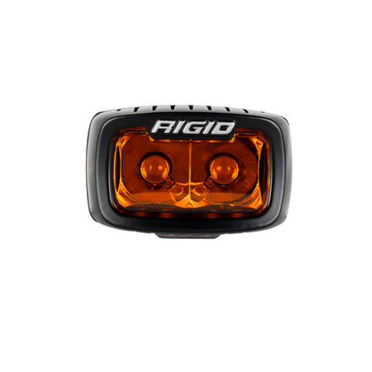 LED Light Pods SR-M AmberPRO Single Surface Mount Brackets Hardware Wire Harness & Switch Black Cover Rigid Industries-1