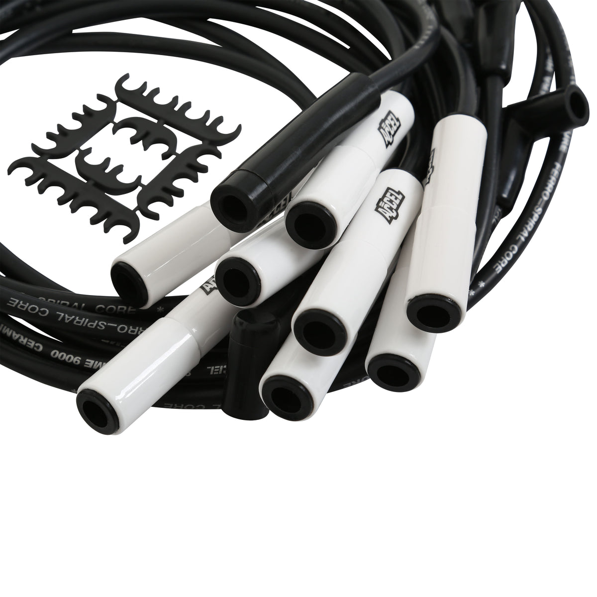 Spark Plug Wire Set Extreme 9000 Ceramic Boot Dodge Truck 5.2/5.9L 91-98 This Custom Fit Extreme Heat Ceramic Boot Spark Plug Wire Set Fits Dodge Trucks 5.2/5.9L 1991-1998 ACCEL-2