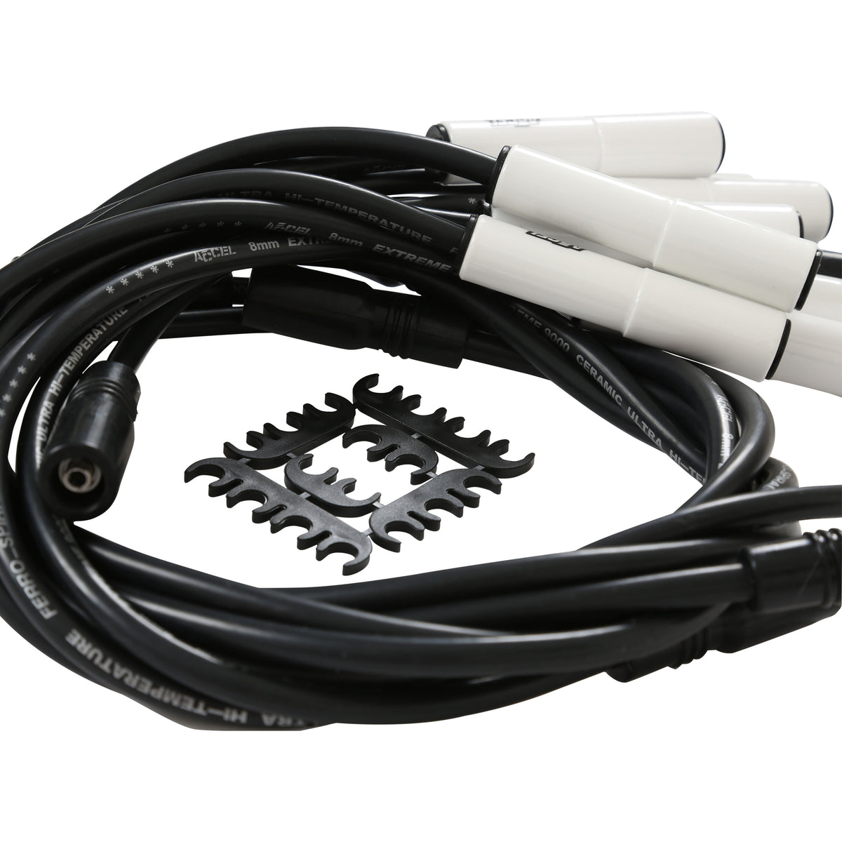 Spark Plug Wire Set Extreme 9000 Ceramic Chevy/Gmc Truck 96-2000 7.4L Vortec This Custom Fit Extreme Heat Ceramic Boot Spark Plug Wire Set Fits Chevy/Gmc Truck 7.4L Vortec Engines 1996-2000 ACCEL-1