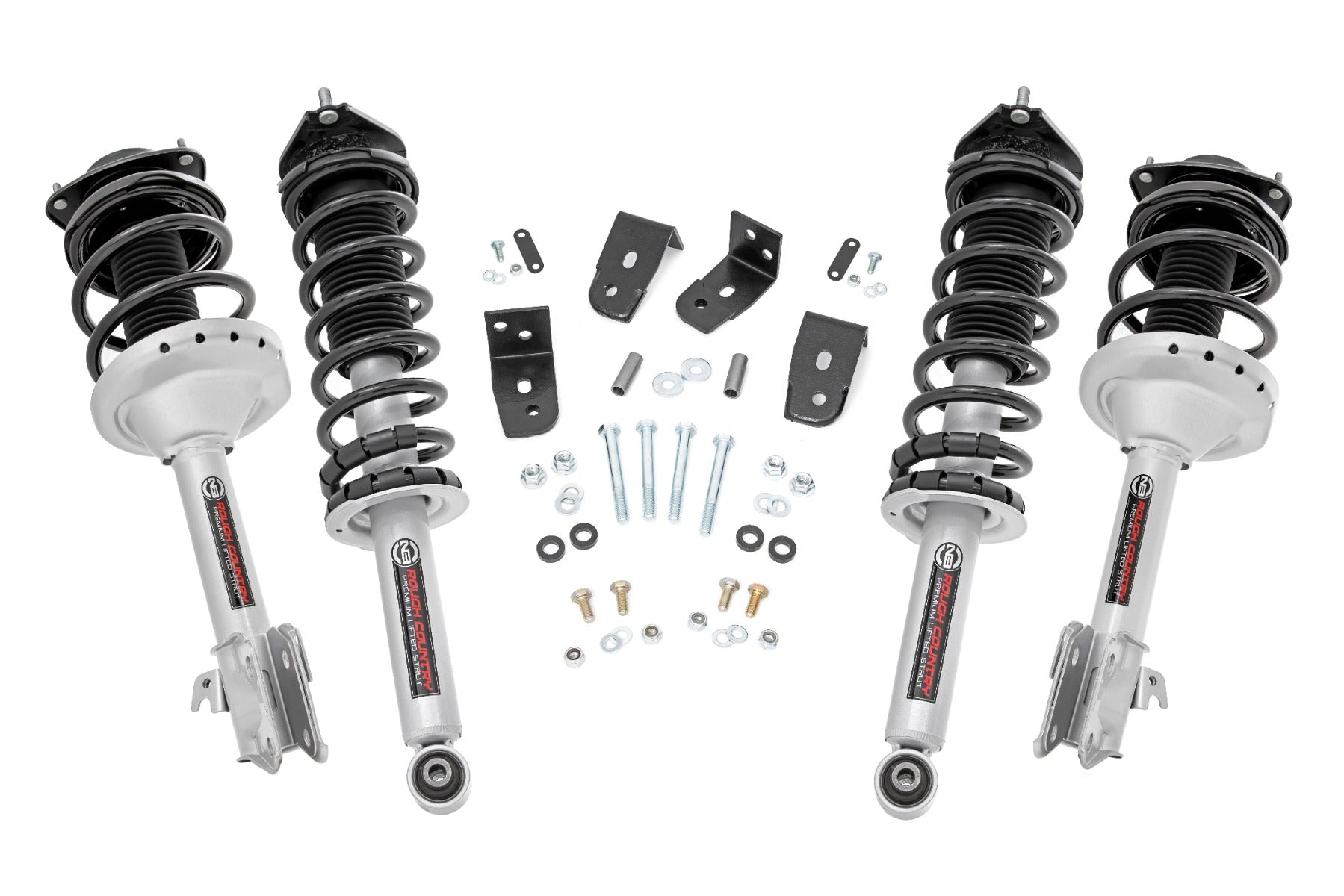 Rough Country 2 Inch Lift Kit Loaded Strut 14-18 Subaru Forester 4WD Rough Country