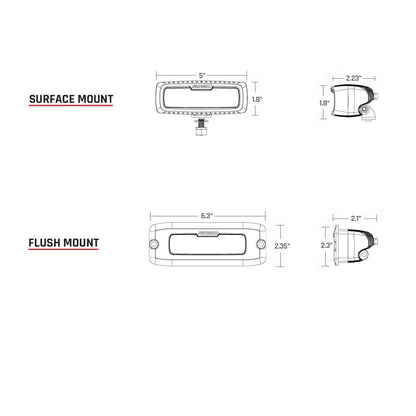 Spot Surface Mount Pair SR-Q Pro Rigid Industries-1
