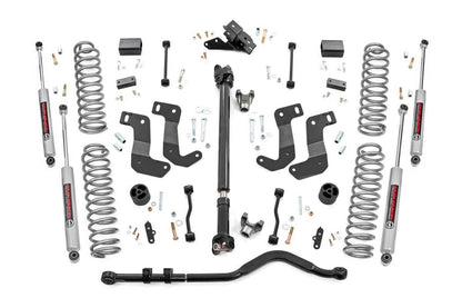 3.5 Inch Jeep Suspension Lift Kit Premium N3 Shocks Stage 2 Coils & Control Arm Drop 18-20 Wrangler JL Rough Country-8