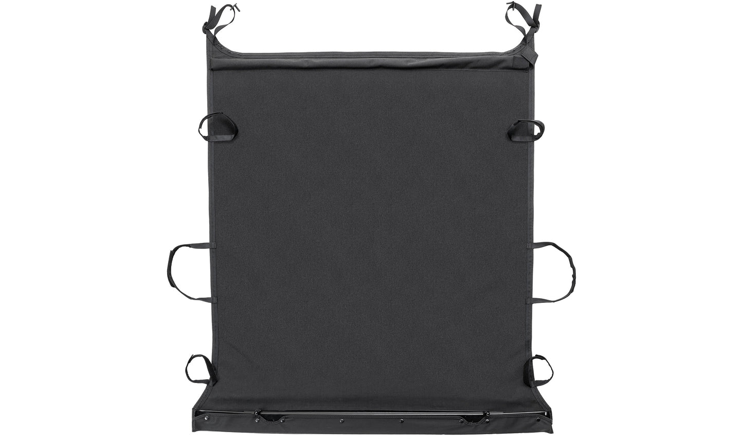 California Extended OE Style Brief Soft Top for 2020-2021 Jeep Gladiator, Black Diamond, Includes Windshield Channel Rampage