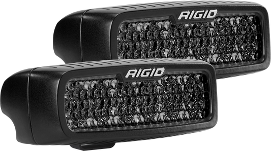 Spot Diffused Midnight Surface Mount Pair SR-Q Pro Rigid Industries