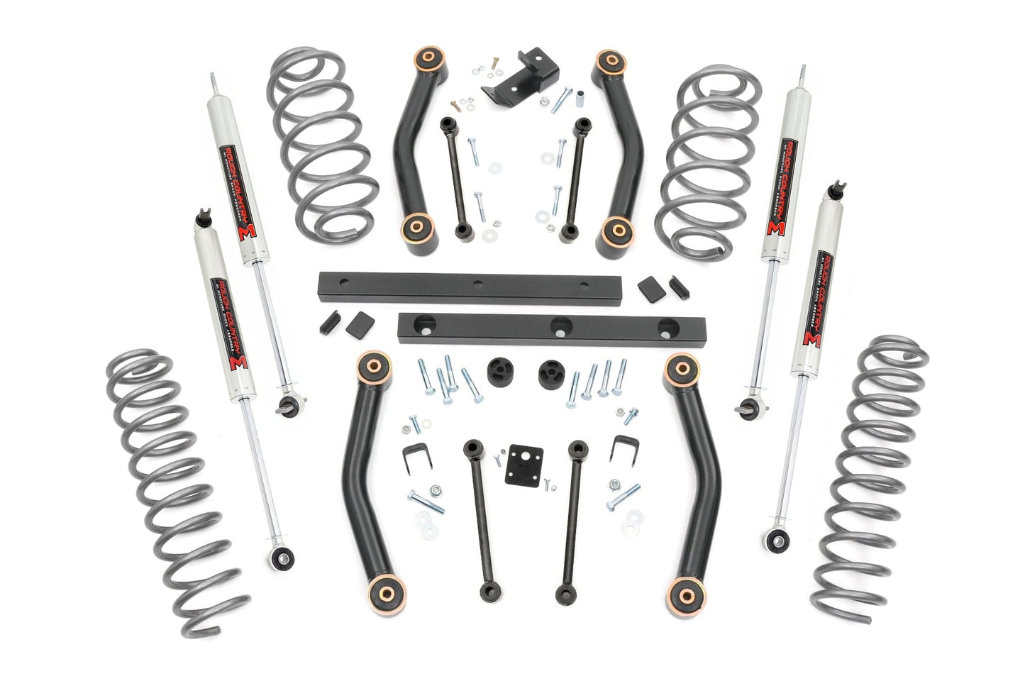 4 Inch Lift Kit M1 Jeep Wrangler TJ 4WD (1997-2002) Rough Country
