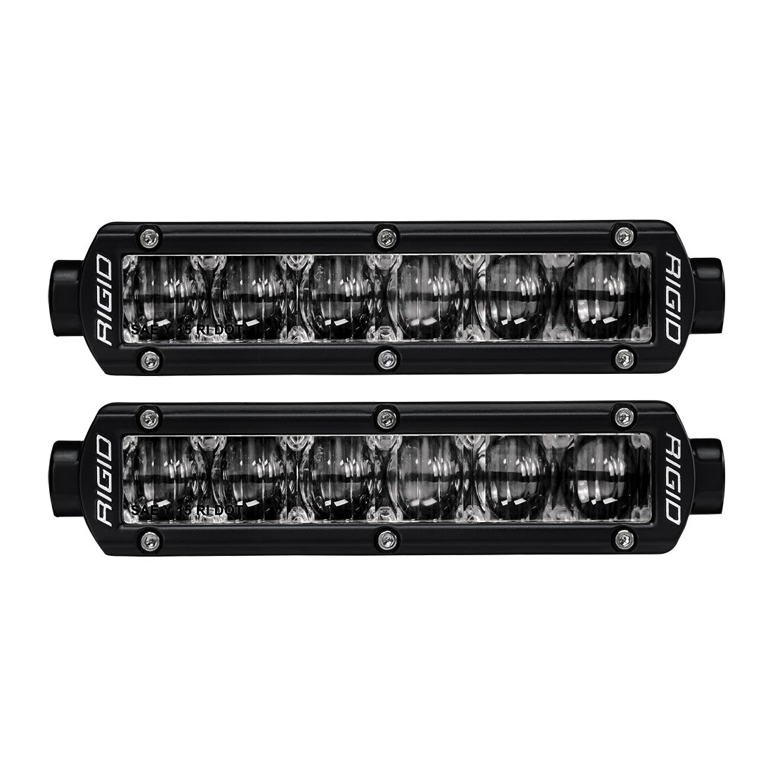 SAE 6 Inch Fog Light Pair SR-Series Pro Rigid Industries