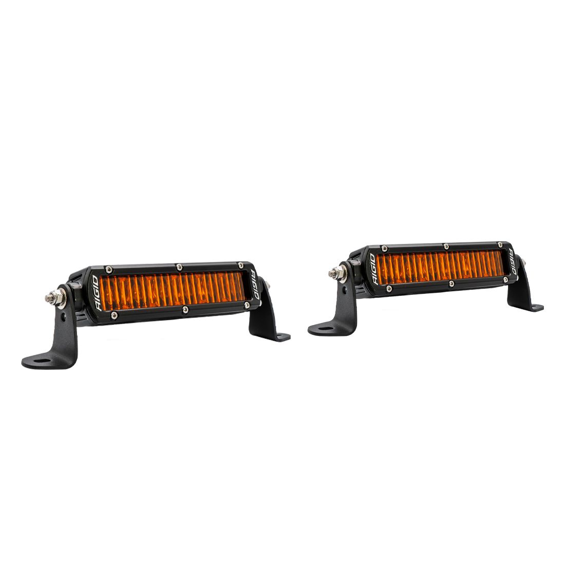 Rigid Industries SR-Series SAE 6 Inch with Amber PRO Lens Pair Rigid Industries