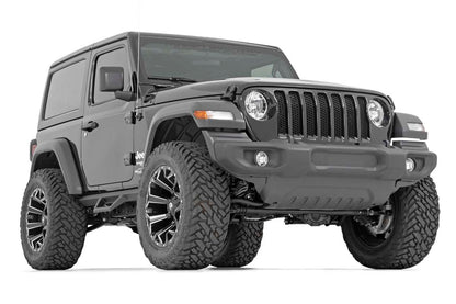 Jeep Contoured Drop Steps 18-20 Wrangler JL Rough Country-6