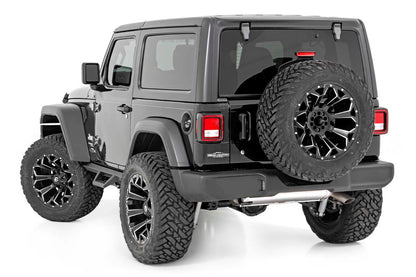 Jeep Contoured Drop Steps 18-20 Wrangler JL Rough Country-7