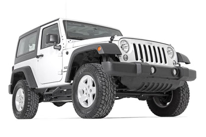 Jeep Contoured Drop Steps 07-18 Wrangler JK Rough Country-7