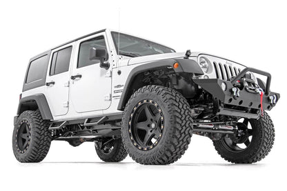 Jeep Contoured Drop Steps 07-18 Wrangler JK Rough Country-3