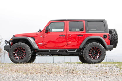 Jeep Contoured Drop Steps 18-20 Wrangler JL Rough Country-3