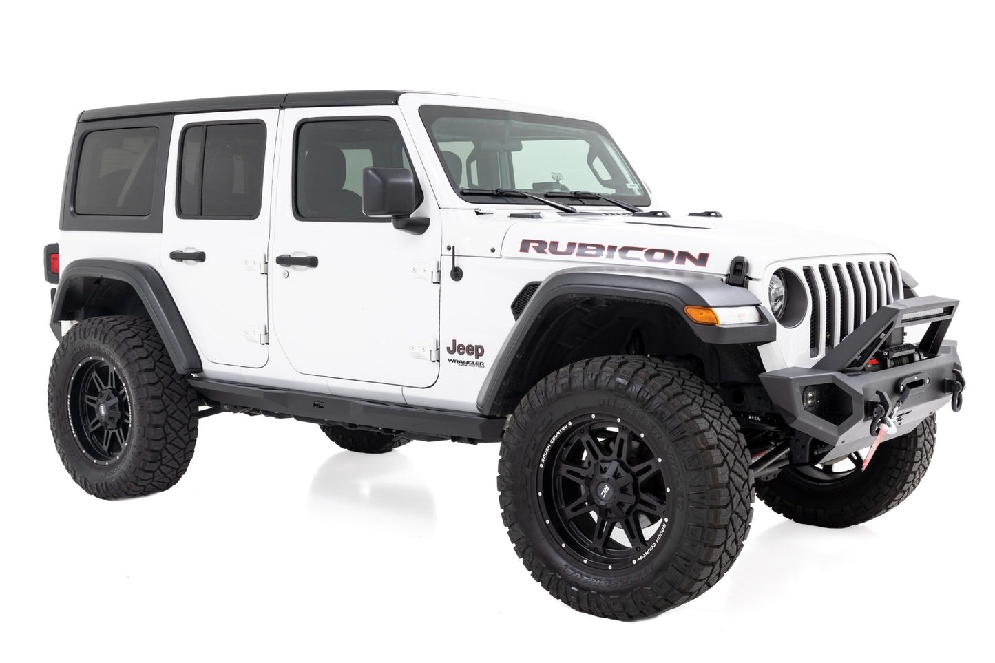 Rock Sliders Heavy Duty 4-Door 18-22 Jeep Wrangler JL 4WD Rough Country-2