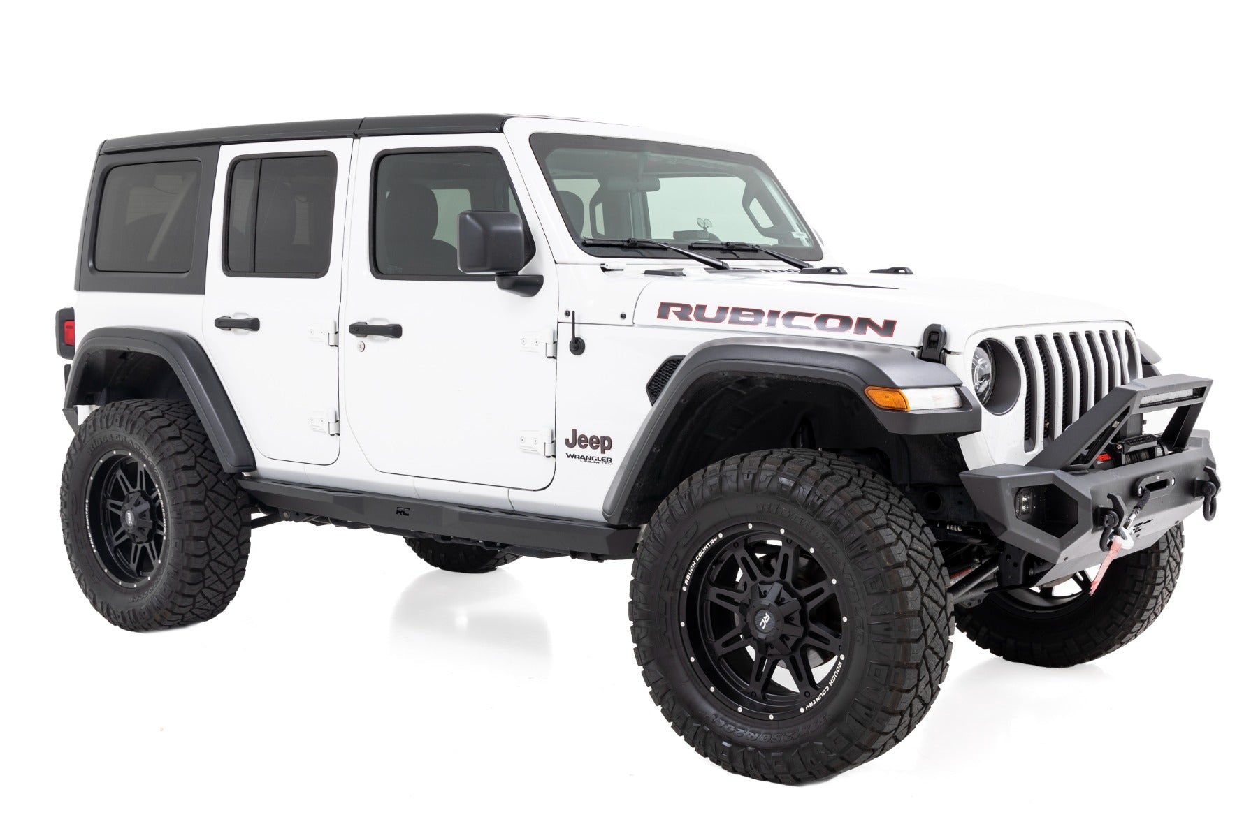 Rock Sliders Heavy Duty 4-Door 18-22 Jeep Wrangler JL 4WD Rough Country-2