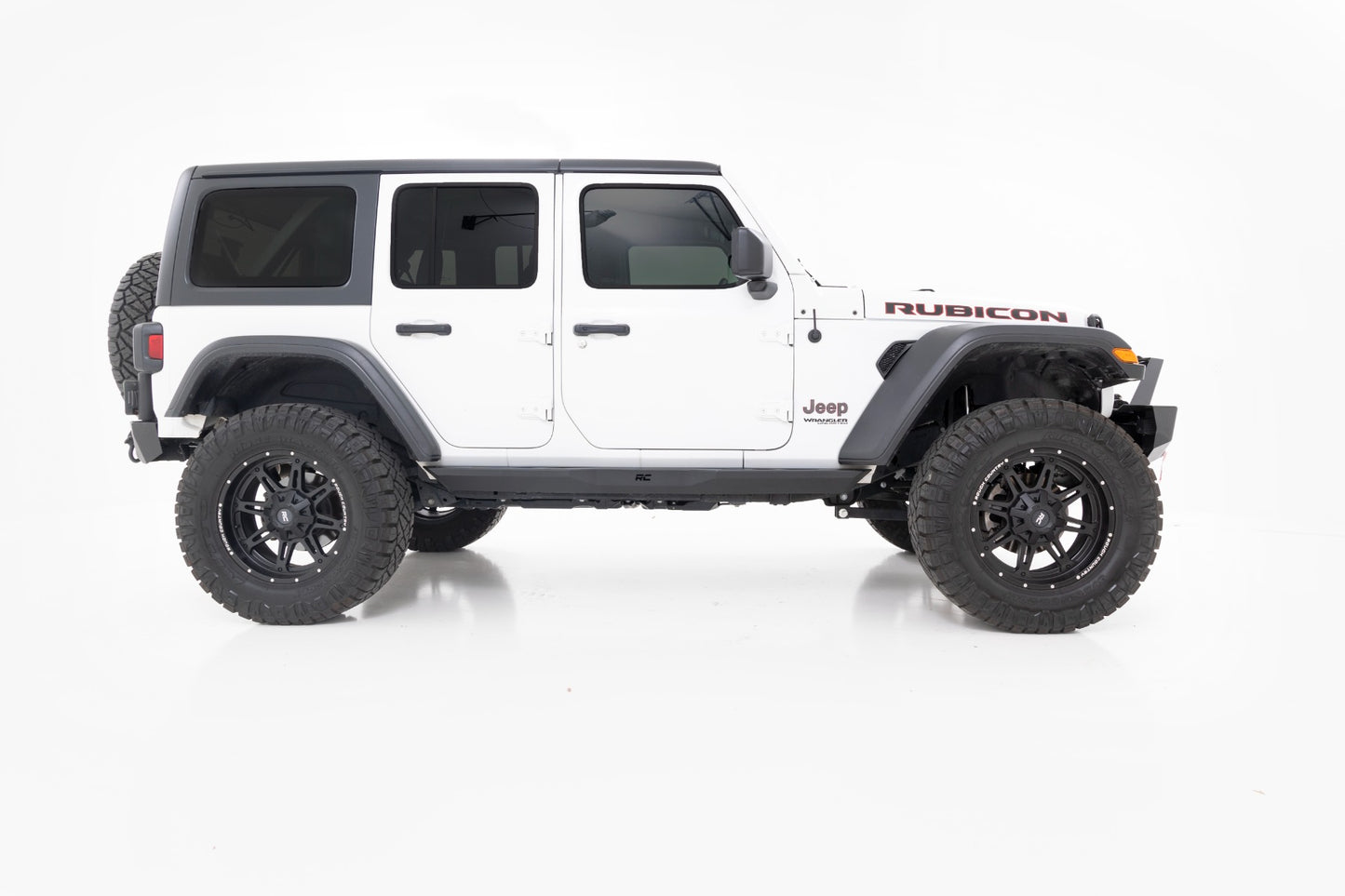 Rock Sliders Heavy Duty 4-Door 18-22 Jeep Wrangler JL 4WD Rough Country-3