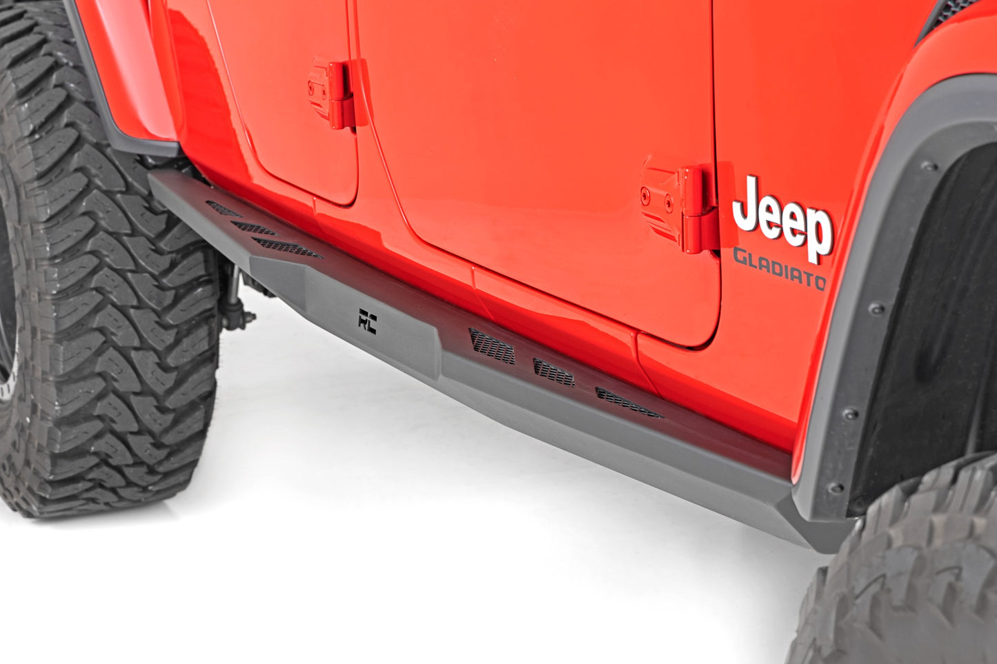 Rough Country Rock Sliders Heavy Duty l 20-22 Jeep Gladiator JT 4WD Rough Country