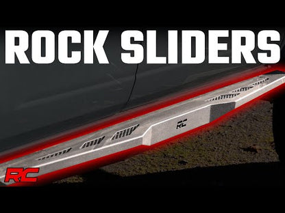 Rock Sliders Heavy Duty 4-Door Ford Bronco 4WD 21-UP Rough Country-1