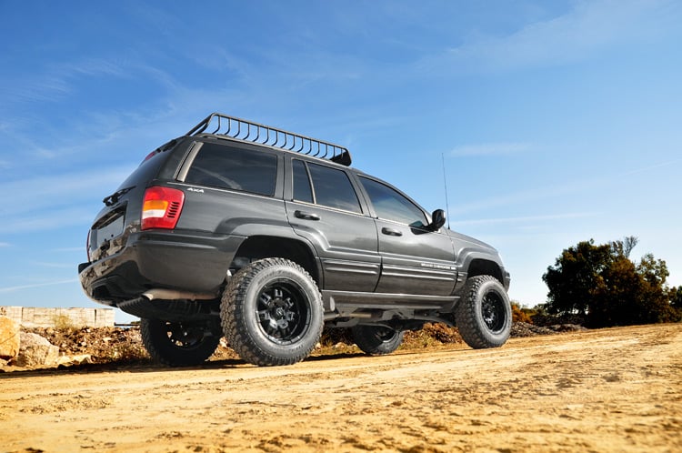4 Inch Lift Kit Long Arm Jeep Grand Cherokee WJ 4WD (1999-2004) Rough Country-2