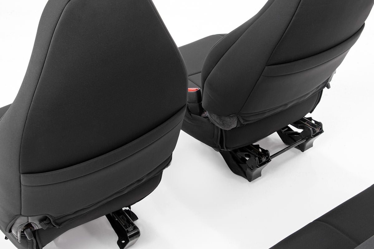 Seat Covers Front and Rear Jeep Wrangler TJ (03-06)/Wrangler Unlimited (04-06) Rough Country-1