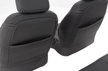 Seat Covers Front and Rear Jeep Wrangler Unlimited 2WD/4WD (2008-2010) Rough Country-1