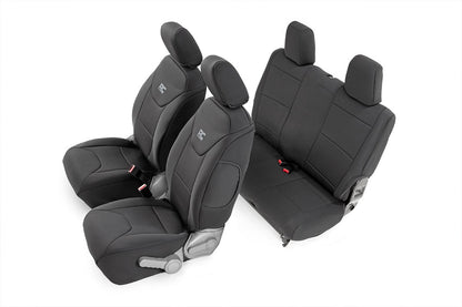 Seat Covers Front and Rear Jeep Wrangler JK 4WD (2007-2010) Rough Country