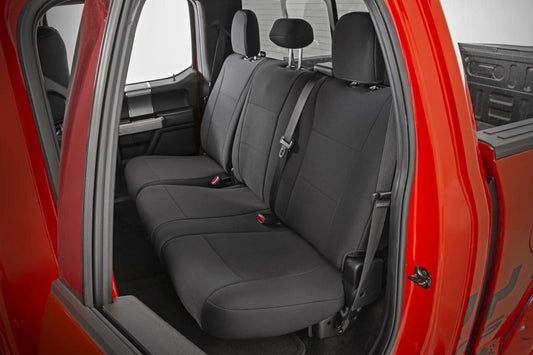 Seat Covers Rear Bench Seat Ford F-150/Lightning/F-250/F-350 (2015-2025) Rough Country-1