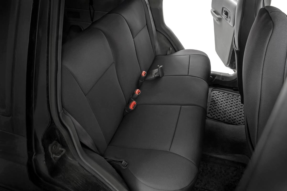 Seat Covers Non Detach Headrest FR and Rear Jeep Cherokee XJ (84-96) Rough Country-1
