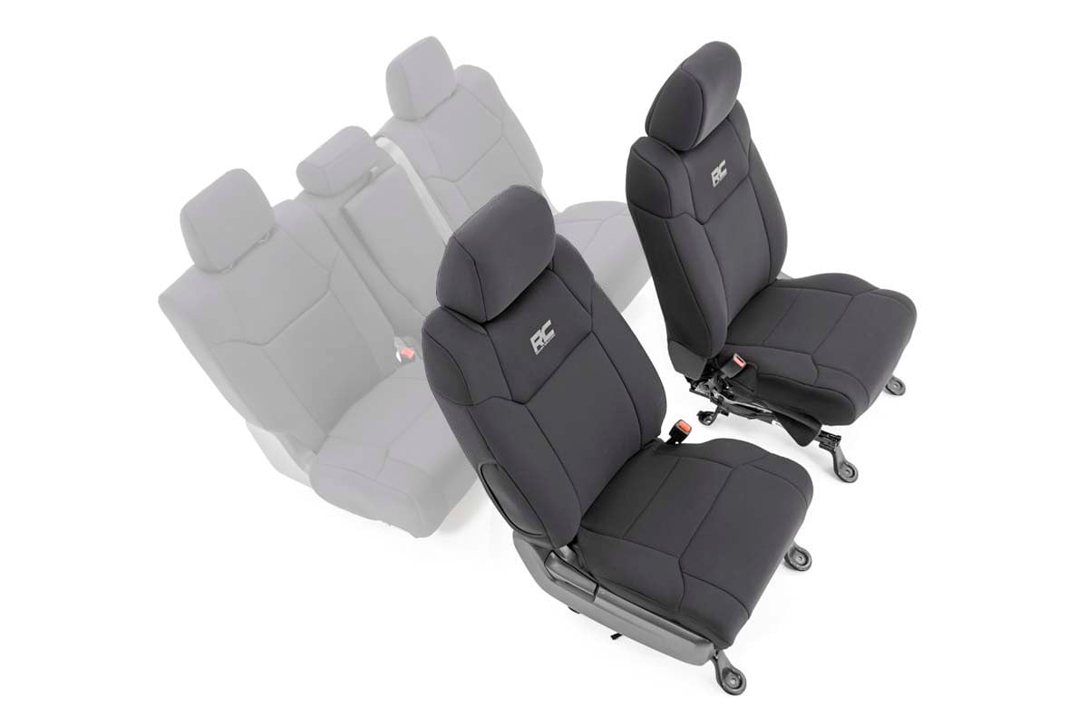 Seat Covers | Front W/ Console Cover | Toyota Tundra 2WD/4WD (2014-2021) Rough Country