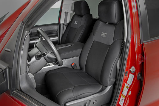 Seat Covers Front W/ Console Cover Toyota Tundra 2WD/4WD (2014-2021) Rough Country-1