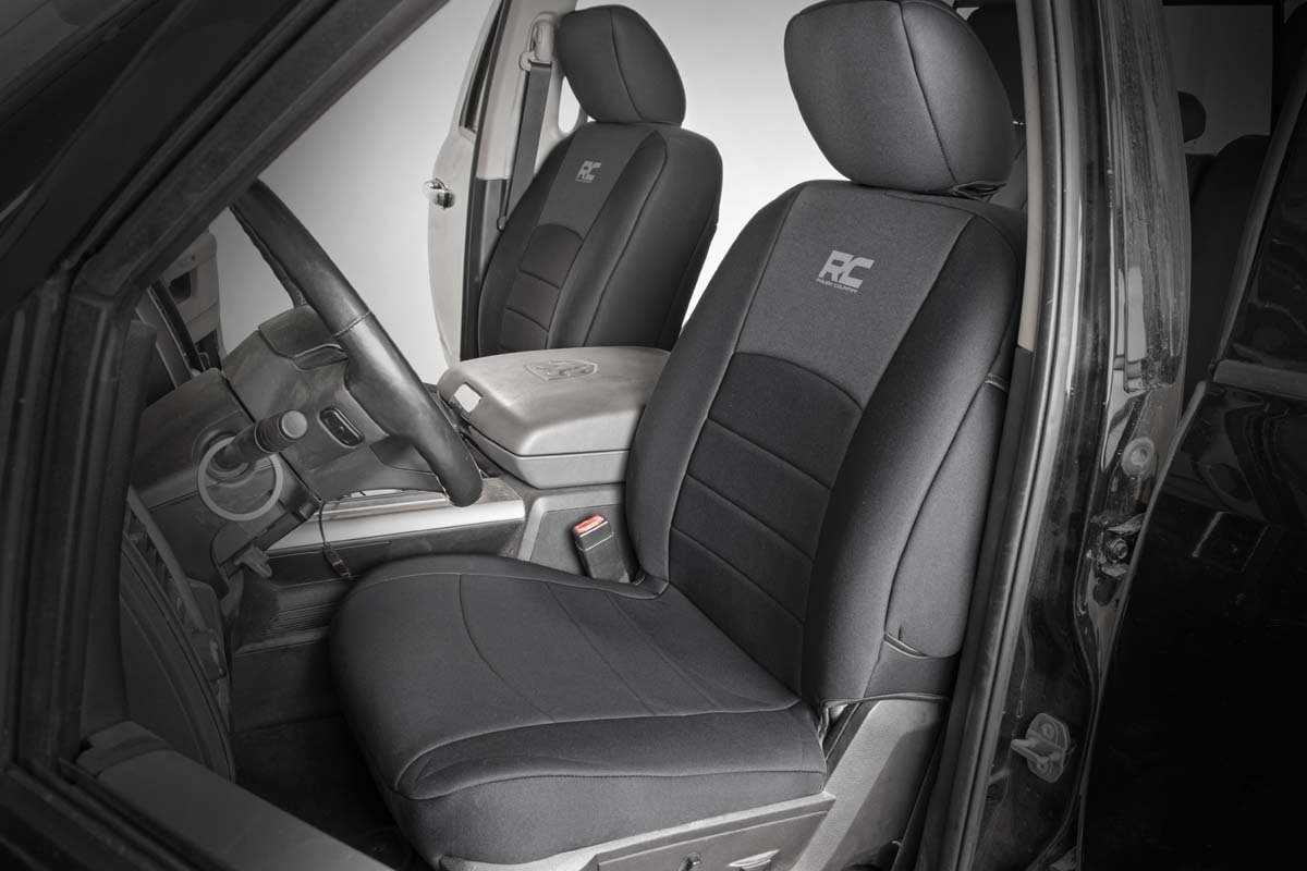 Dodge Neoprene Seat Covers 09-18 RAM 1500 Rough Country-5