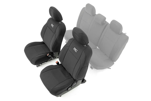 Rough Country Tacoma Neoprene Front Seat Covers For 16-Pres Toyota Tacoma Crew Cab Rough Country