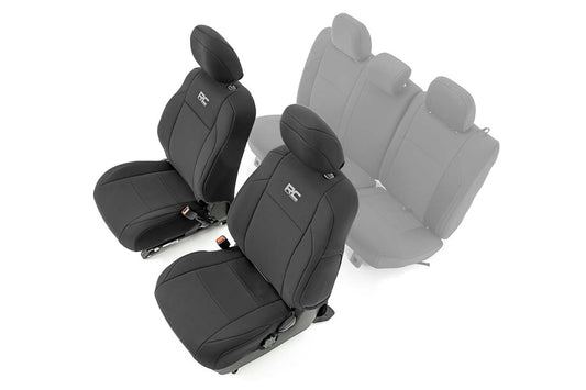 Seat Covers | Front | Double Cab | Toyota Tacoma 2WD/4WD (2016-2023) Rough Country