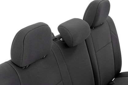 Seat Covers Front Double Cab Toyota Tacoma 2WD/4WD (2016-2023) Rough Country-4