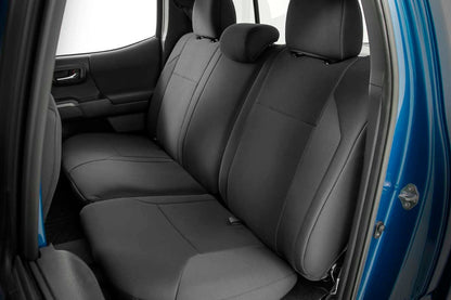 Seat Covers FR & RR Double Cab Toyota Tacoma 2WD/4WD (2016-2023) Rough Country-2