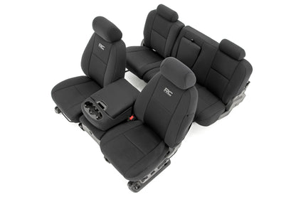 Seat Covers FR 40/40/20 & RR Full Bench Silverado/Sierra 1500/2500HD (07-13) Rough Country