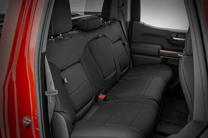 Seat Covers FR 40/20/40 RR 60/40 Chevy/GMC Sierra 1500 (19-26)/Silverado 1500 (19-26) Rough Country-2