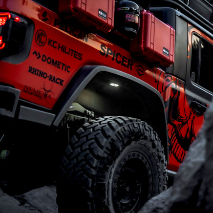 Cyclone V2 LED 6 Light Rock Kit KC Hilites-8