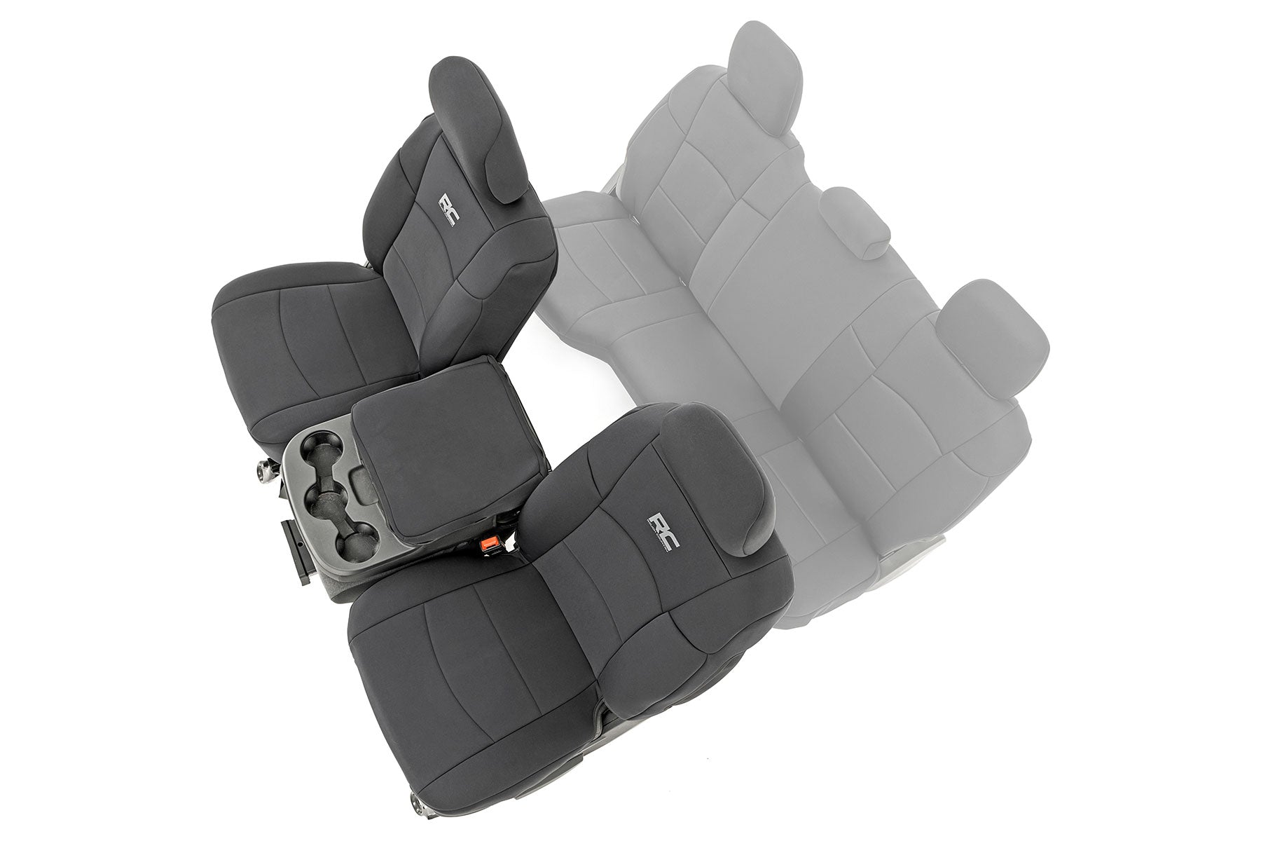 Rough Country Seat Covers Bucket Seats Front Row Ram 2500 2WD/4WD (19-23) Rough Country