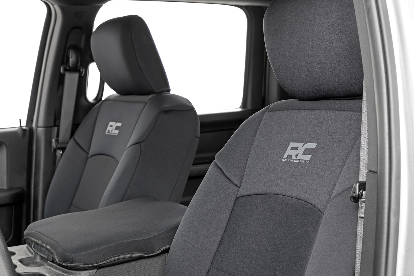 Rough Country Seat Covers Bucket Seats Front Row and Rear Row Ram 2500 2WD/4WD (19-23) Rough Country