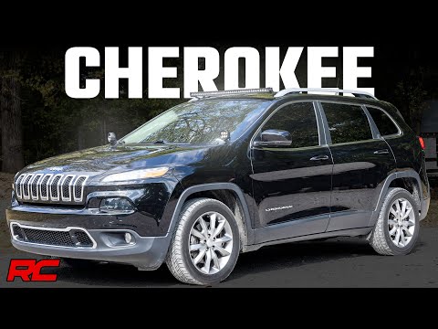 Seat Covers Front Row and Rear Row Bench Jeep Cherokee KL 2WD/4WD (14-22) Rough Country-1