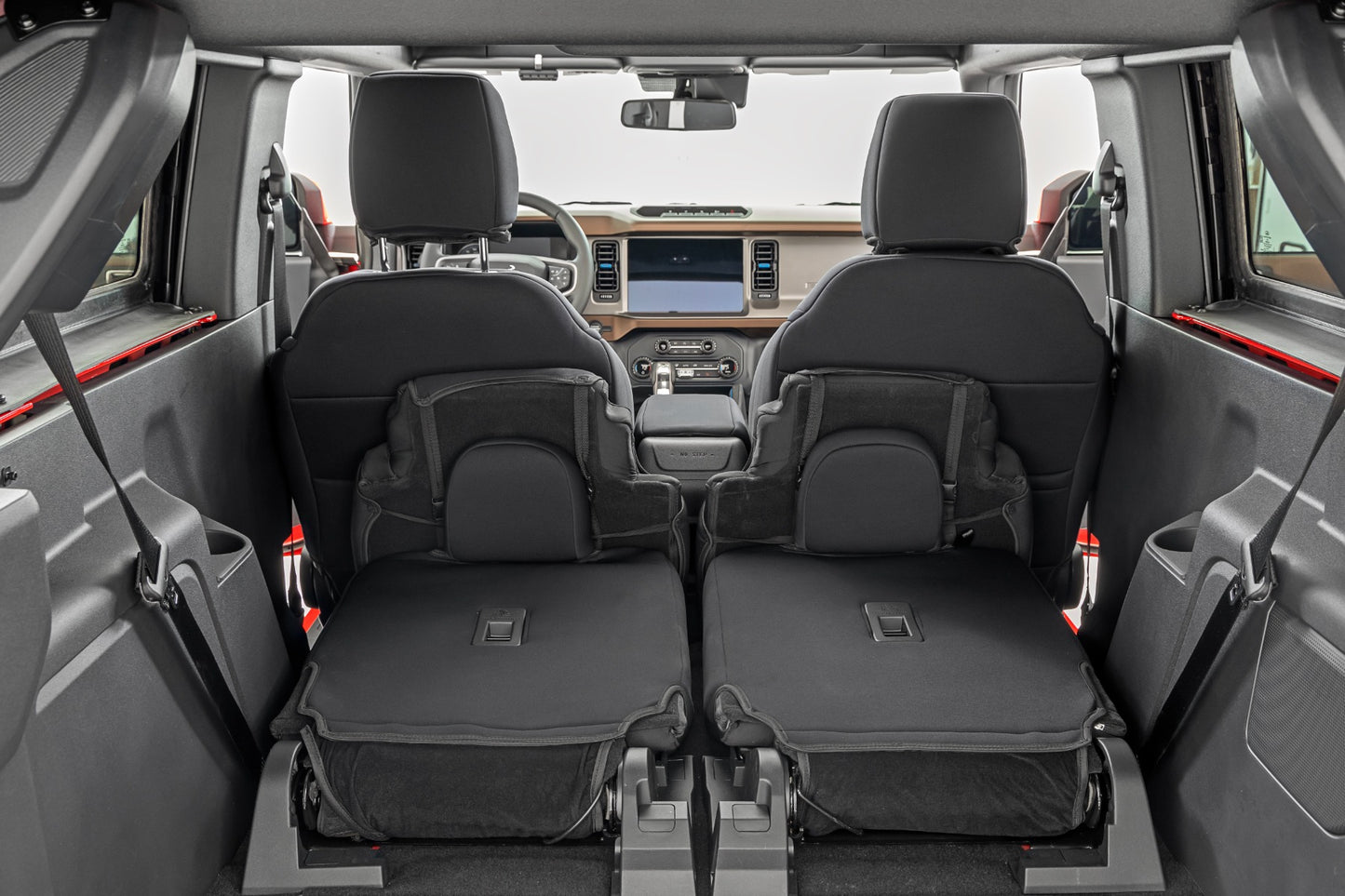 Rough Country Seat Covers Bucket Seats Front Row and Rear Row Ford Bronco 2 Door (21-23) Rough Country