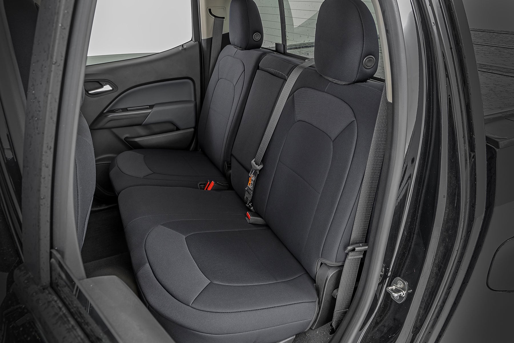 Seat Covers Front Bucket Rear Bench Chevy/GMC Canyon/Colorado (15-22) Rough Country-3