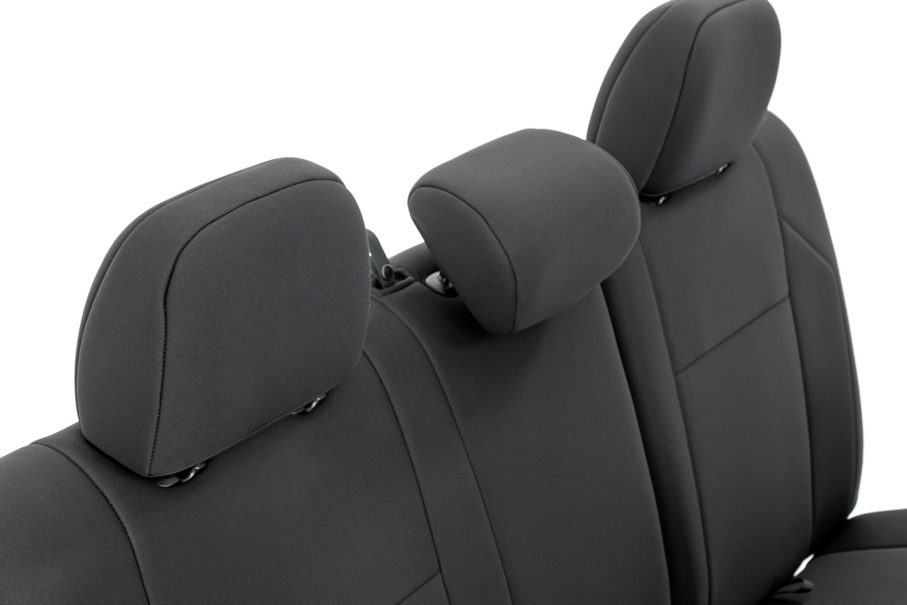 Seat Covers Black FR & RR Crew Cab Toyota Tacoma 2WD/4WD (2005-2015) Rough Country-5