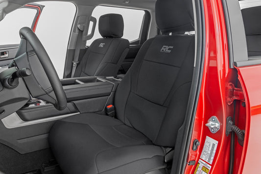 Seat Covers No Rear Cup Holder Toyota Tundra 2WD/4WD (2022-2026) Rough Country