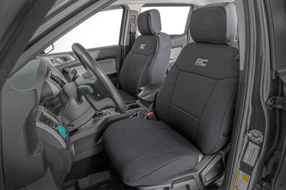 Seat Covers FR Bucket and RR Bench Ford Ranger 2WD/4WD (2019-2026) Rough Country-1