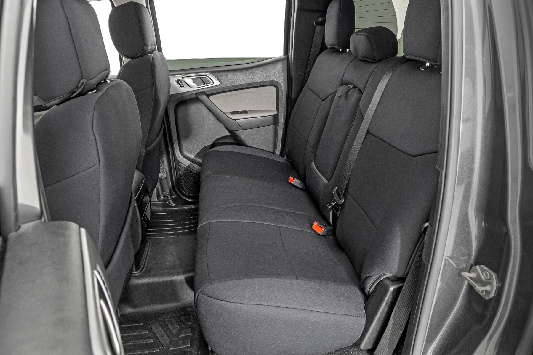 Seat Covers FR Bucket and RR Bench Ford Ranger 2WD/4WD (2019-2026) Rough Country-2