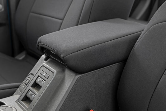Seat Covers Bucket Seats W/Fold Down RR Armrest FR & RR 4DR Ford Bronco (21-25) Rough Country-1