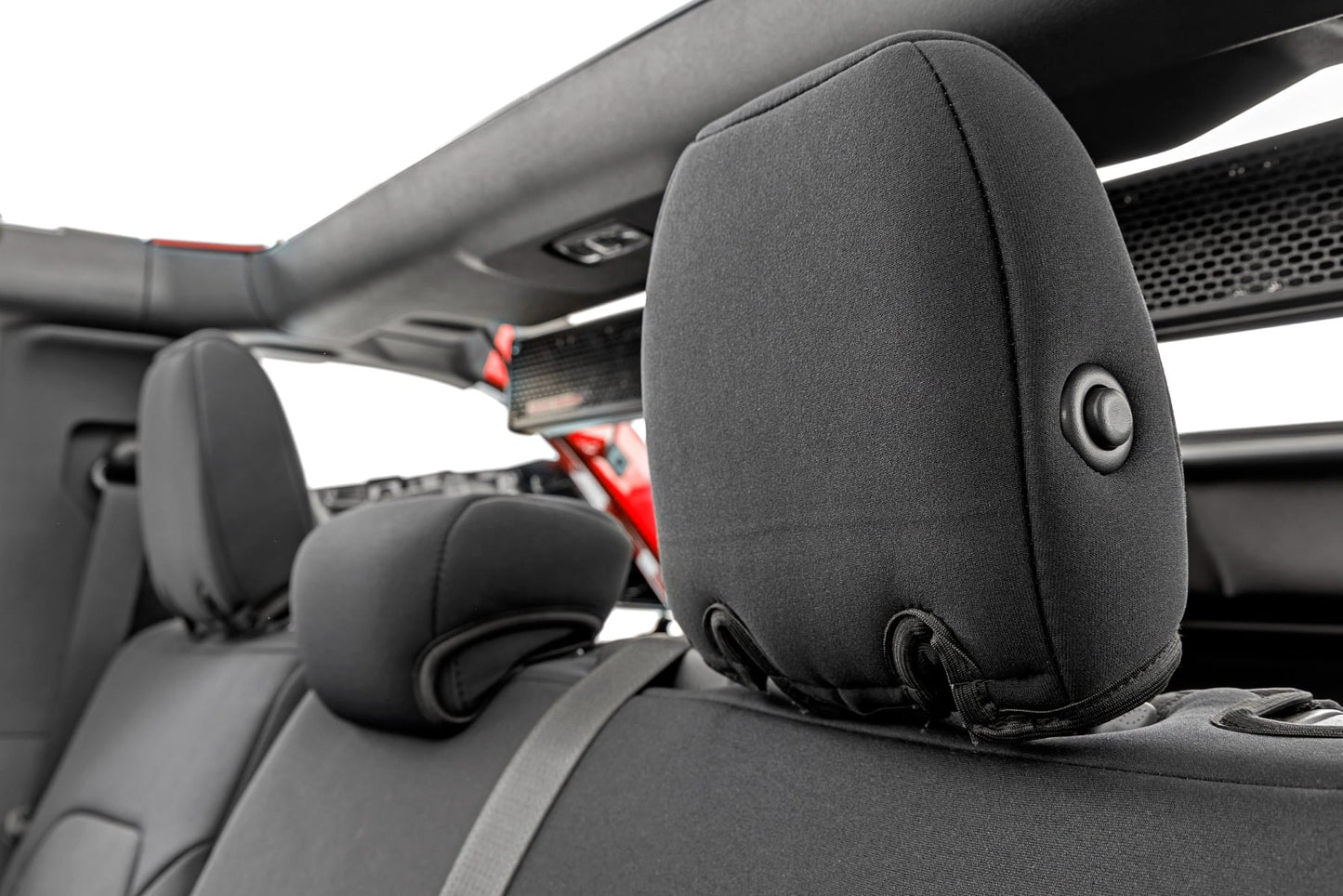 Seat Covers Bucket Seats W/Fold Down RR Armrest FR & RR 4DR Ford Bronco (21-25) Rough Country-2